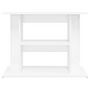 Voir la diapositive 4 : VIDAXL Support d aquarium blanc brillant 80x35x60 cm bois d ingénierie