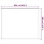 Voir la diapositive 5 : VIDAXL Auvent vertical Vert clair 300x420 cm Tissu oxford