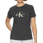 CALVIN KLEIN JEANS T shirt  Femme Calvin Klein Jeans Archival Monologo. Coloris disponibles : Noir