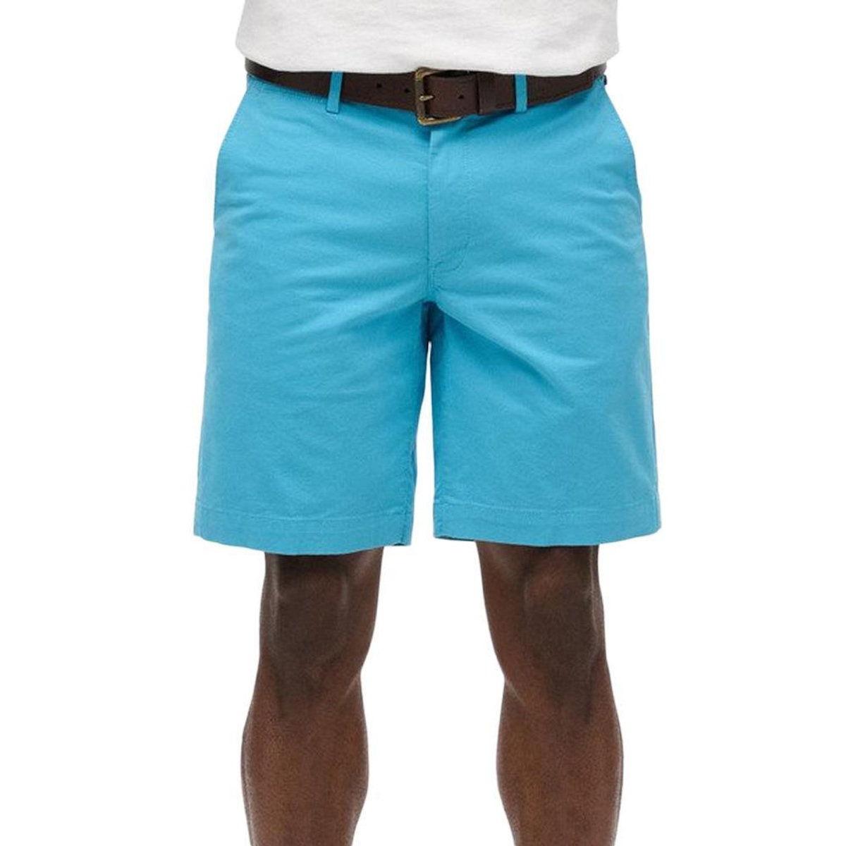 SUPERDRY Short Chino Turquoise Homme Superdry Stretch