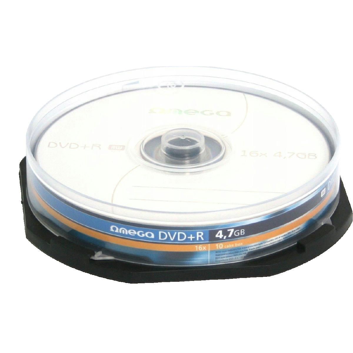 Omega Disques DVD Omega DVD+R 4,7 Go