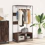 Voir la diapositive 3 : VIDAXL Armoire chêne marron 90x50x180 cm bois d ingénierie