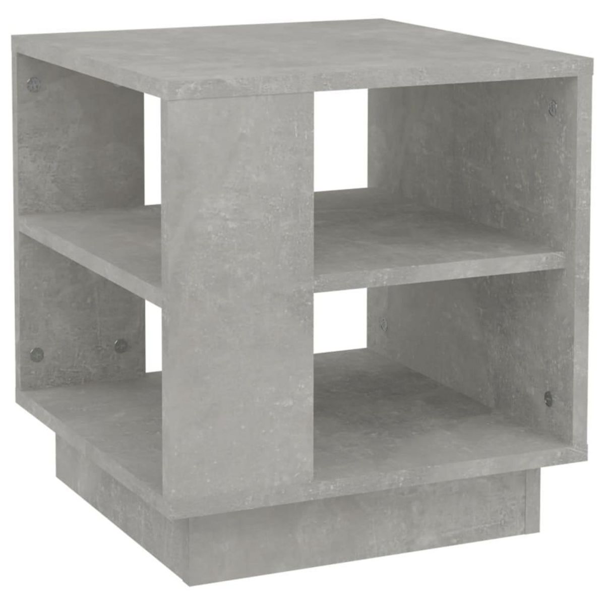VIDAXL Table basse gris beton 40x40x43 cm bois d'ingenierie