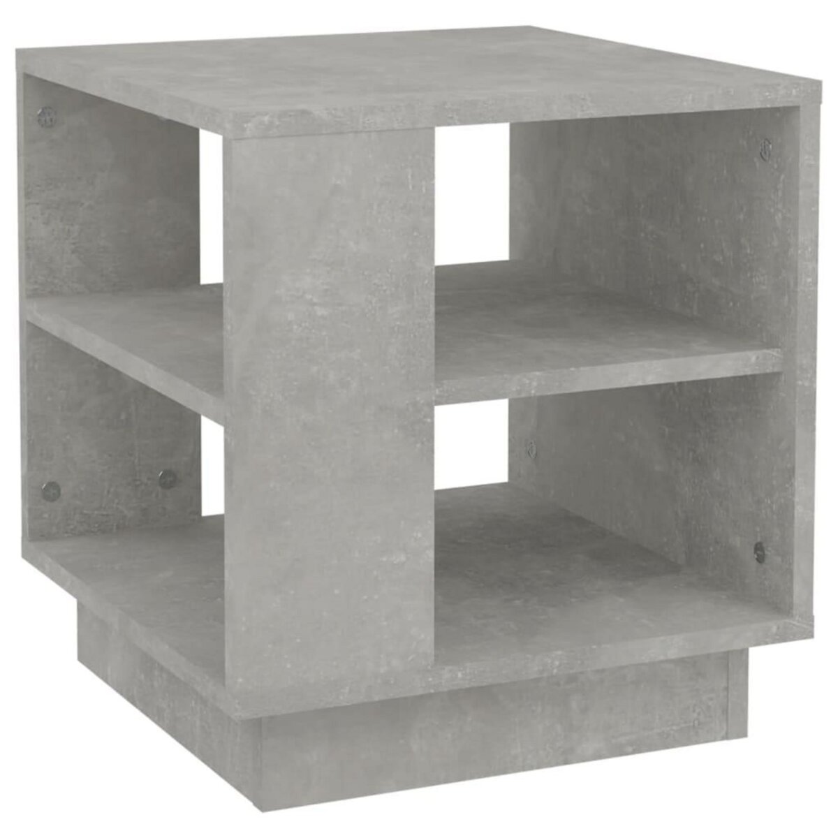 VIDAXL Table basse gris beton 40x40x43 cm bois d'ingenierie