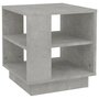 Voir la diapositive 2 : VIDAXL Table basse gris beton 40x40x43 cm bois d'ingenierie