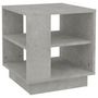 Voir la diapositive 2 : VIDAXL Table basse gris beton 40x40x43 cm bois d'ingenierie