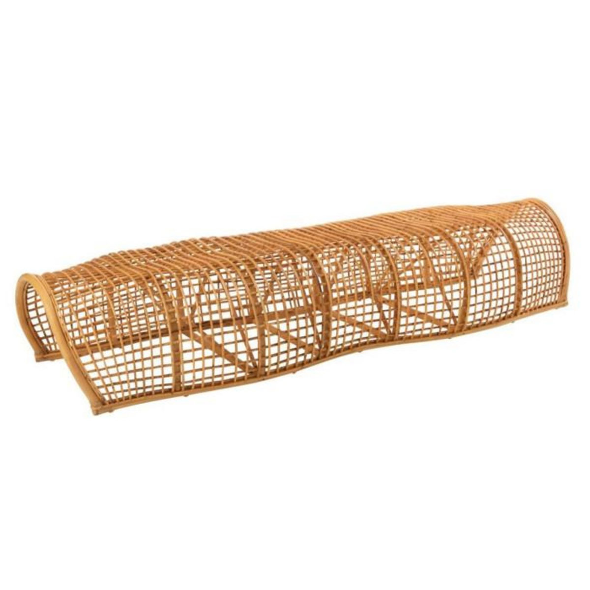 Paris Prix Banc Design en Rotin  Roni  200cm Naturel