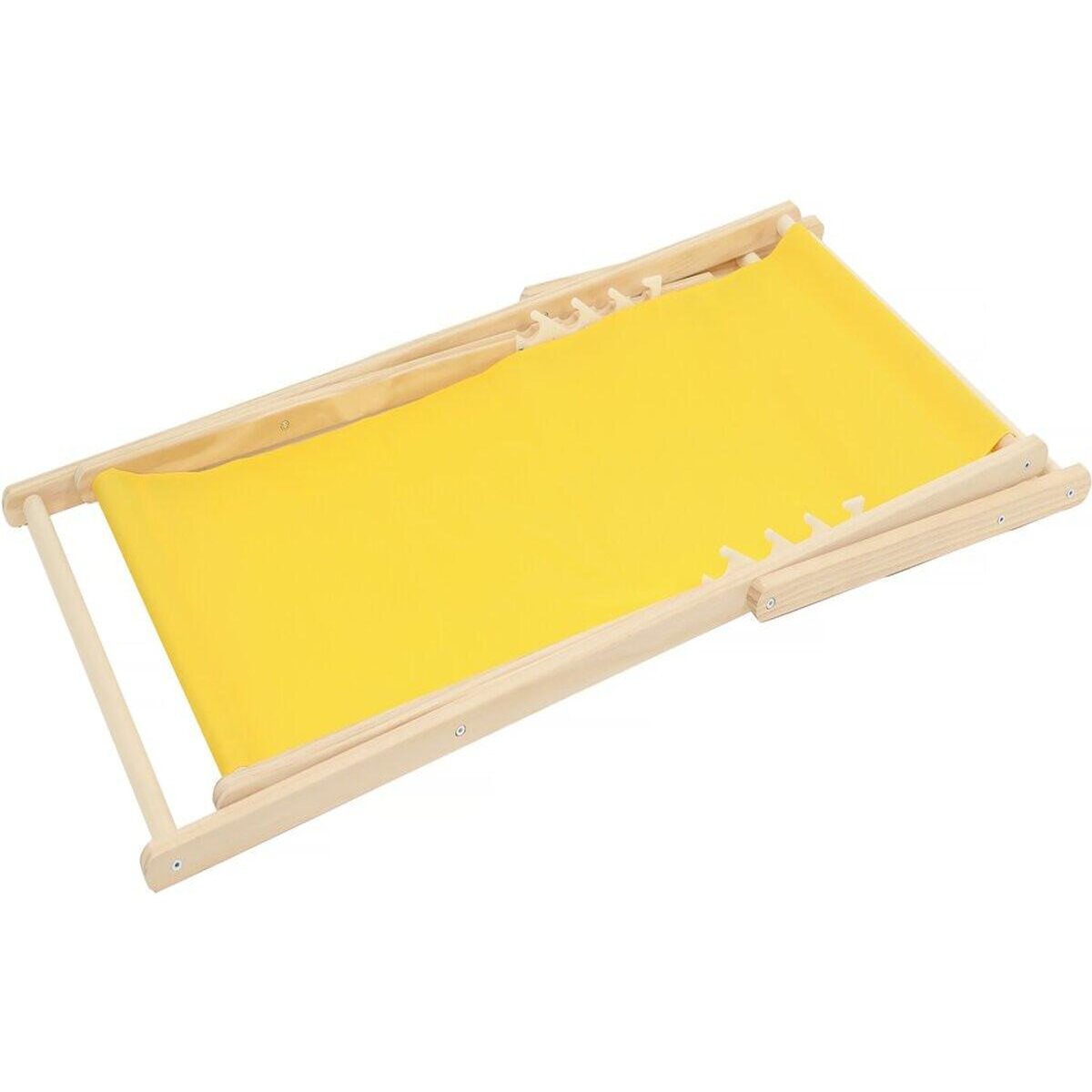 Habitat et Jardin Lot de 2 transats en bois  Chilienne  - 107 x 56.5 x 81 cm - Jaune