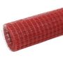 Voir la diapositive 2 : VIDAXL Grillage Acier avec revetement en PVC 10x1,5 m Rouge