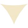 Voir la diapositive 2 : VIDAXL Voile d'ombrage 160 g/m^2 Creme 5x5x6 m PEHD