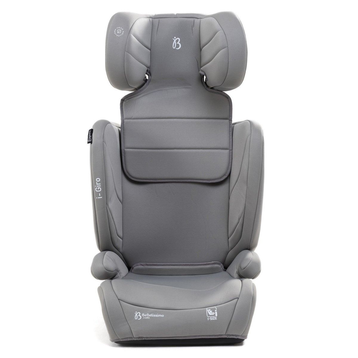 BEBELISSIMO BEBELISSIMO  - Siège auto Isofix - rehausseur I-size  - 100 -150cm - i- Giro - gris claire