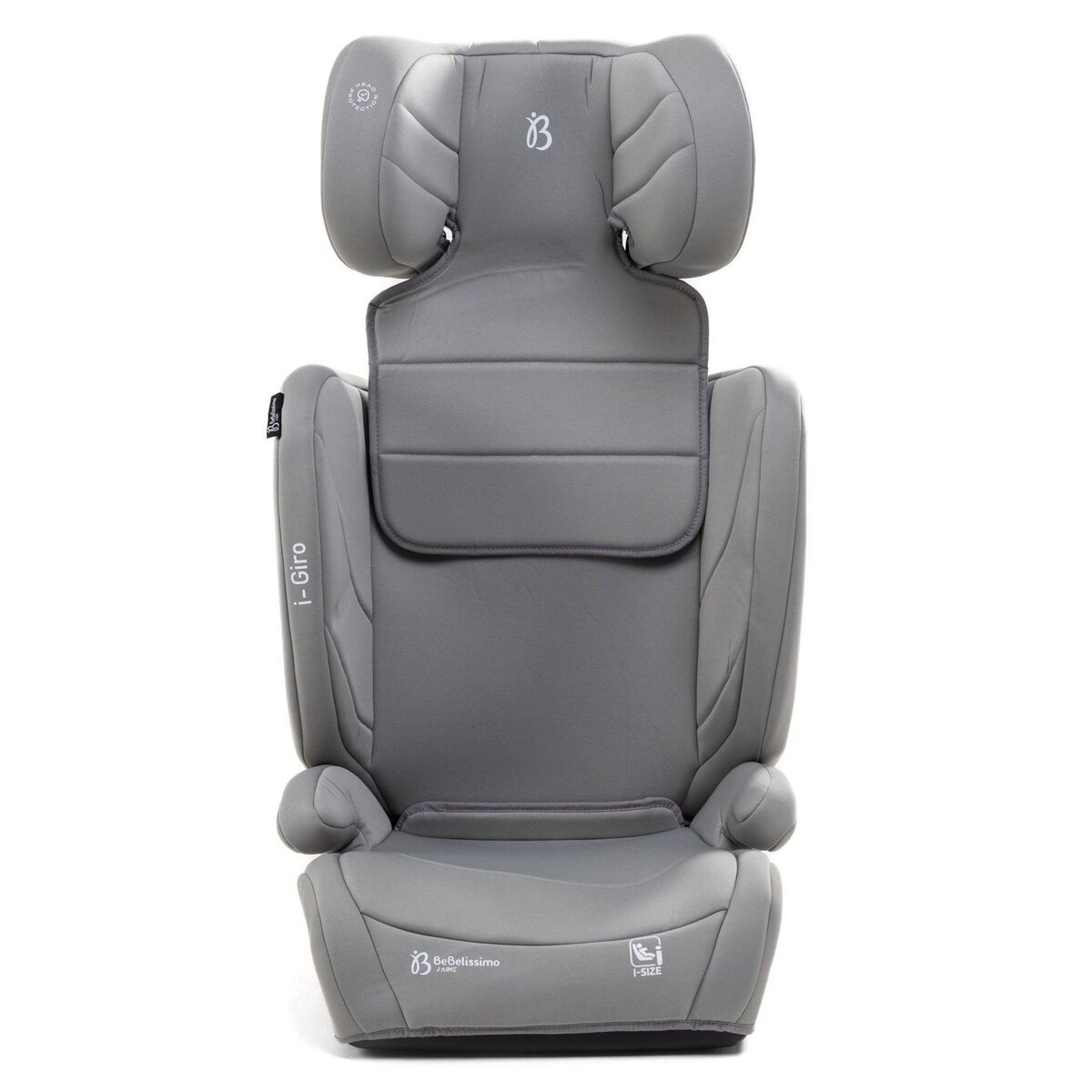 BEBELISSIMO BEBELISSIMO  - Siège auto Isofix - rehausseur I-size  - 100 -150cm - i- Giro - gris claire