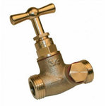 CENTRALE BRICO Robinet d'arrêt purgeur 2 bouchons mâle/mâle 20 x 27mm