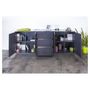 Voir la diapositive 5 : Buffet moderne 4 portes 3 tiroirs 220 cm LUCERA