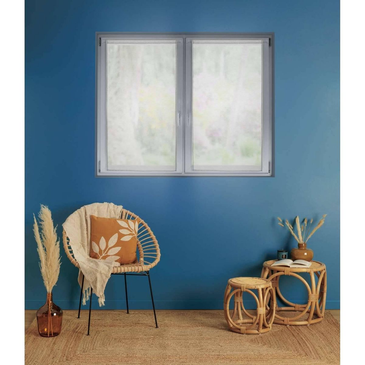 ATMOSPHERA Lot de 2 voilages Moly