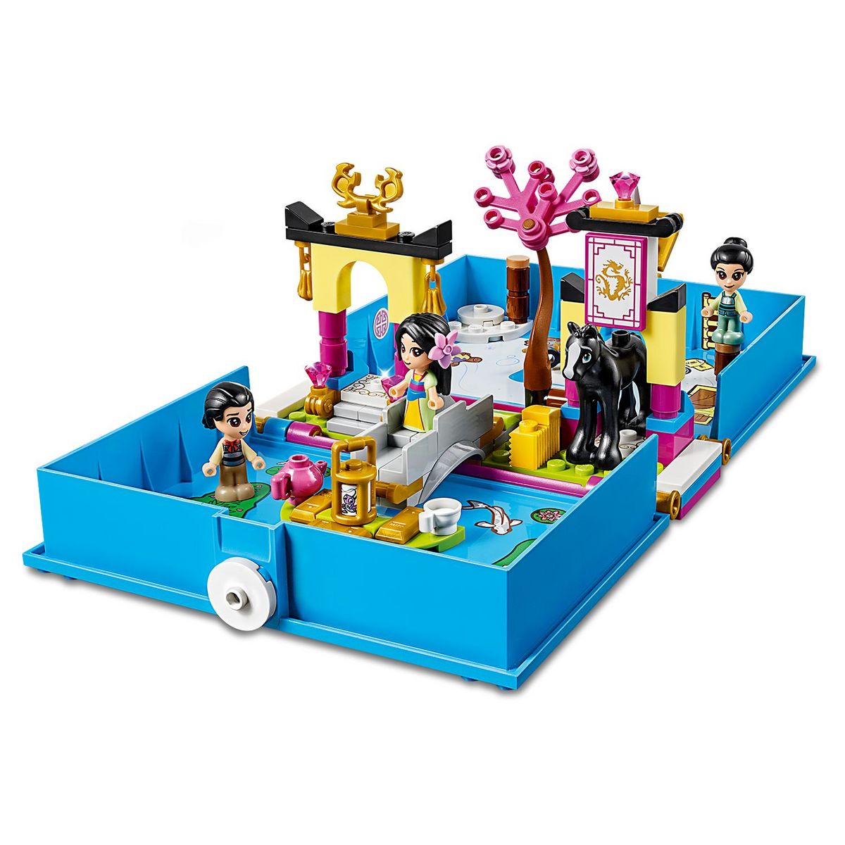 LEGO Princesses Disney 43174-Les Aventures de Mulan dans un Livre de Contes