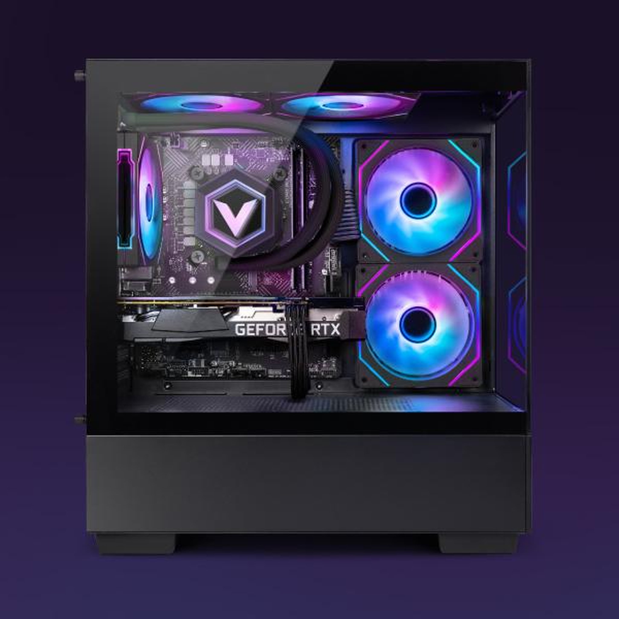 Voir la diapositive 2 : VIBOX PC Gamer Complet - Ryzen 7 5700X, RTX 5050, 16 Go RAM, 500 Go SSD, Windows 11, WiFi + Bluetooth 5.4