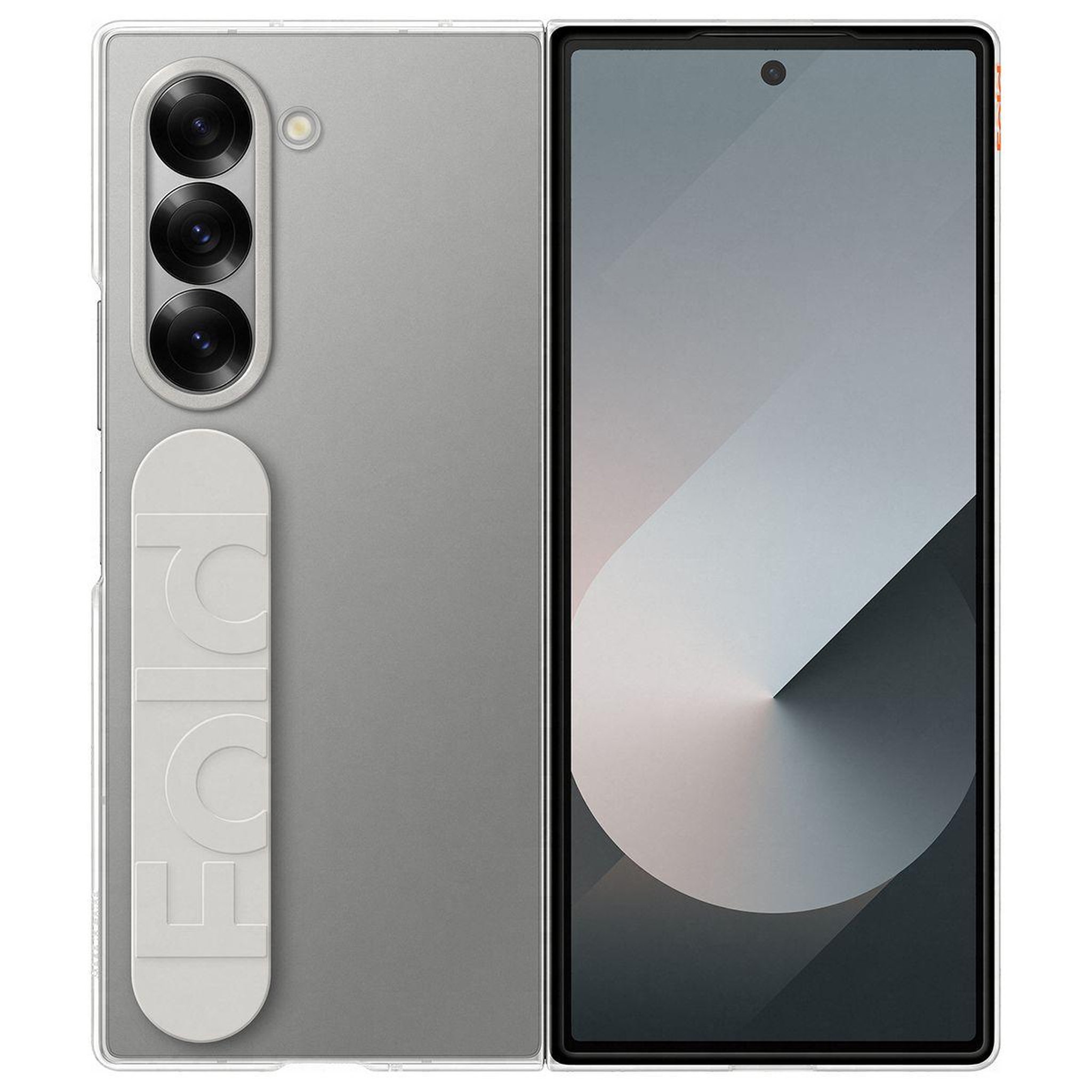 Samsung Coque z fold6 avec lanière transparente