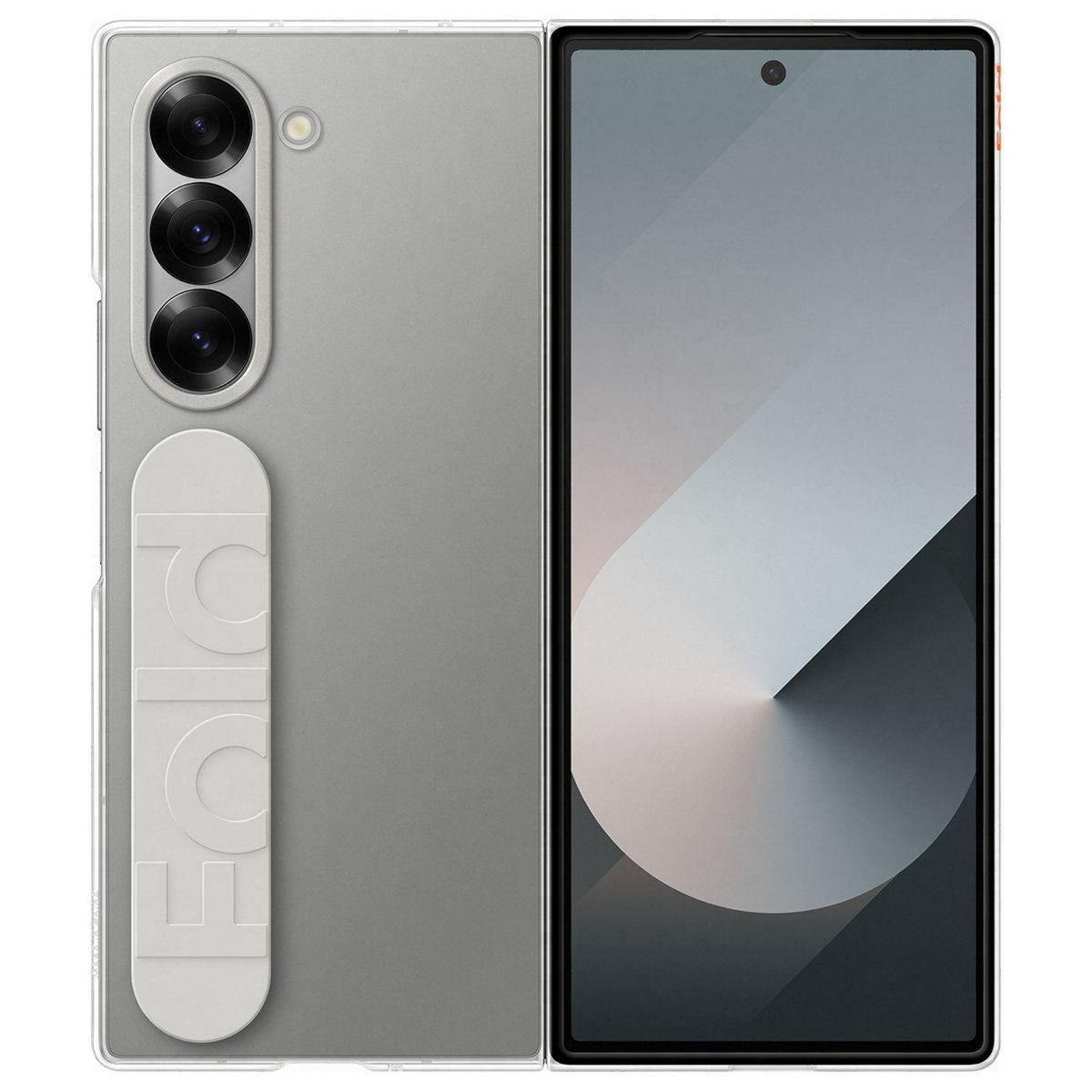 Samsung Coque Z Fold6 avec lanière transparente