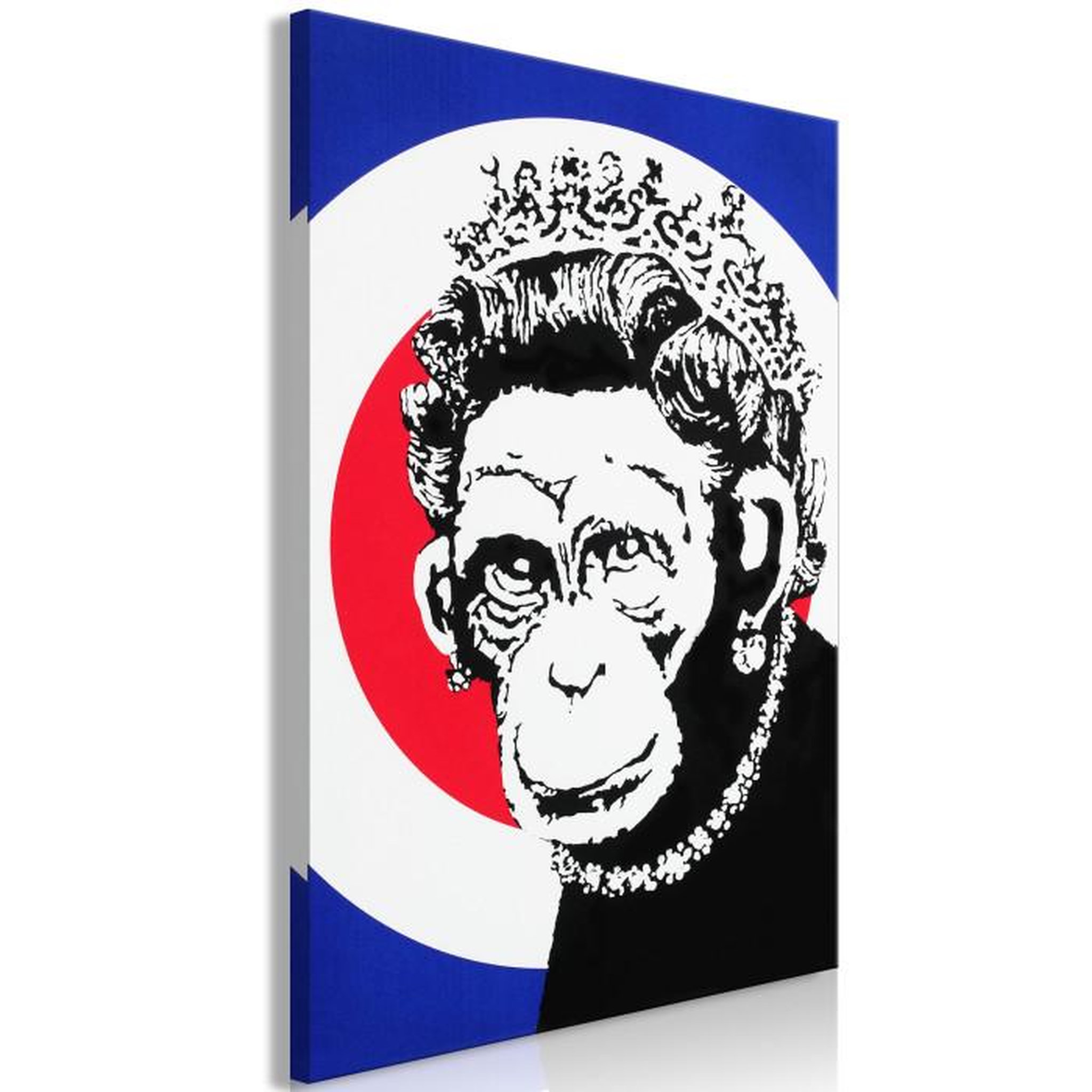 Paris Prix Tableau Imprimé  Queen of Monkeys. Coloris disponibles : Multicolore