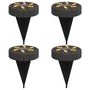 Voir la diapositive 2 : VIDAXL Lampes solaires de sol et piquets de sol exterieur 4 pcs