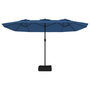 Voir la diapositive 4 : VIDAXL Parasol de jardin a double tete bleu azure 449x245 cm