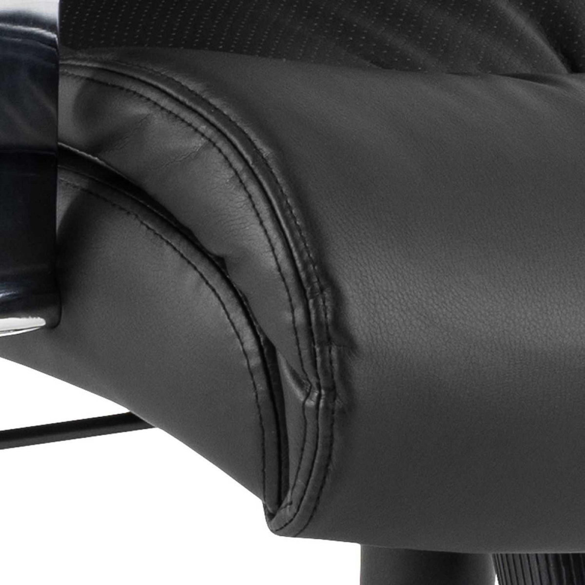 TOILINUX Chaise de bureau à roulettes Ben - Noir