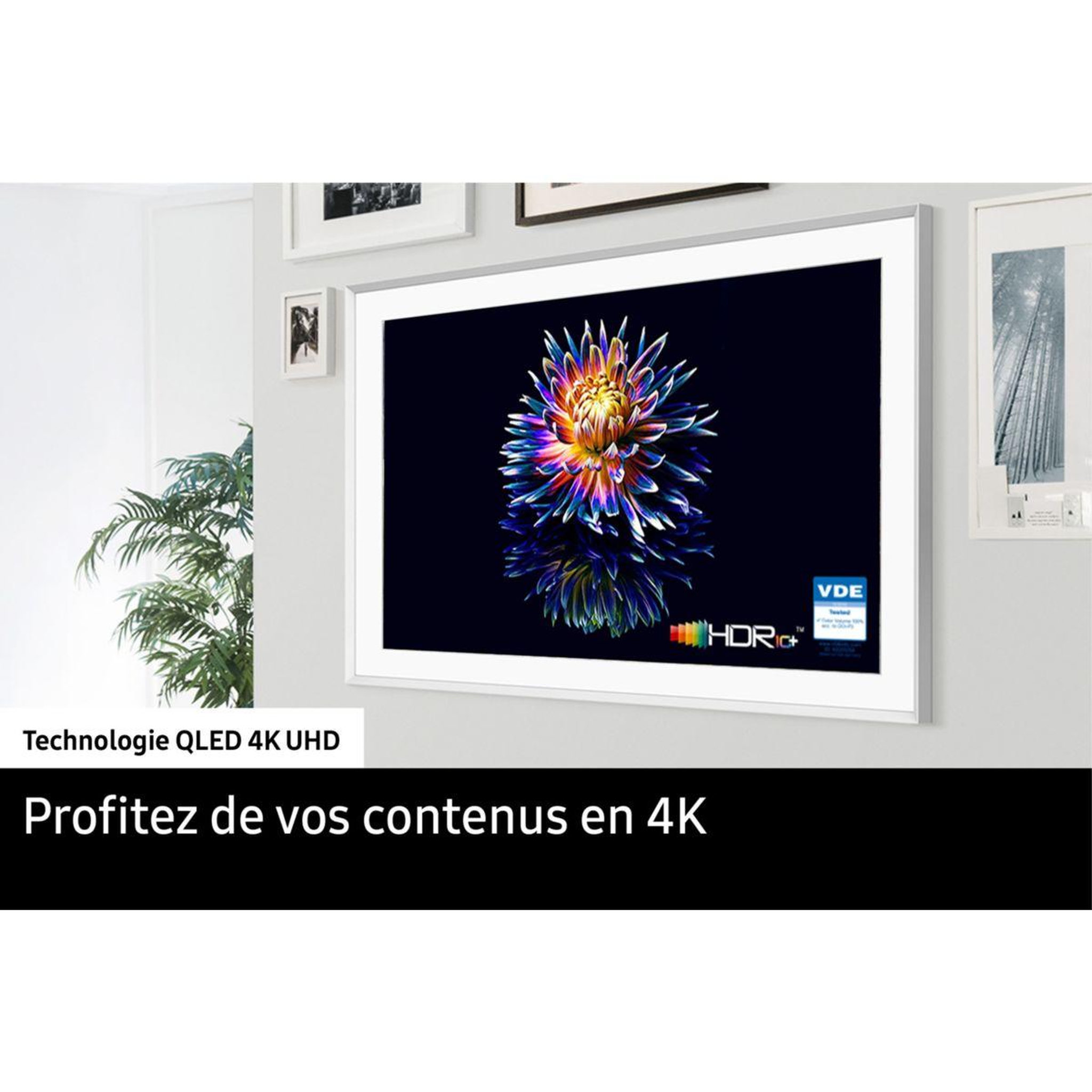 Voir la diapositive 5 : Samsung TV QLED The Frame TQ65LS03D 2024