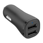 ESSENTIEL B Chargeur allume cigare 24W 2x USB-A noir