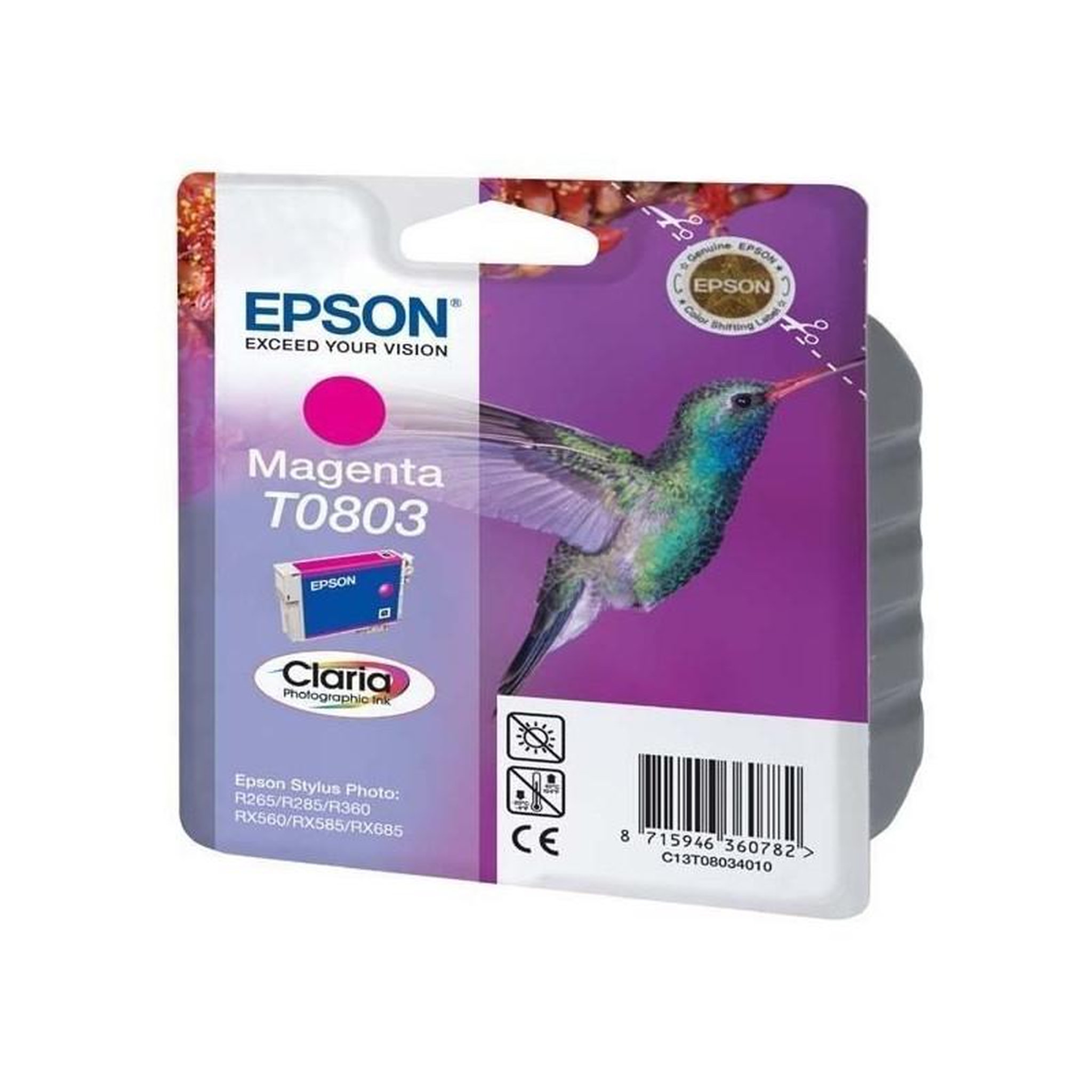 Epson Epson T0803 Colibri Cartouche dencre Magenta