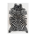 Paris Prix Tapis Imprimé Animal  Rabbit  Noir & Blanc. Coloris disponibles : Gris