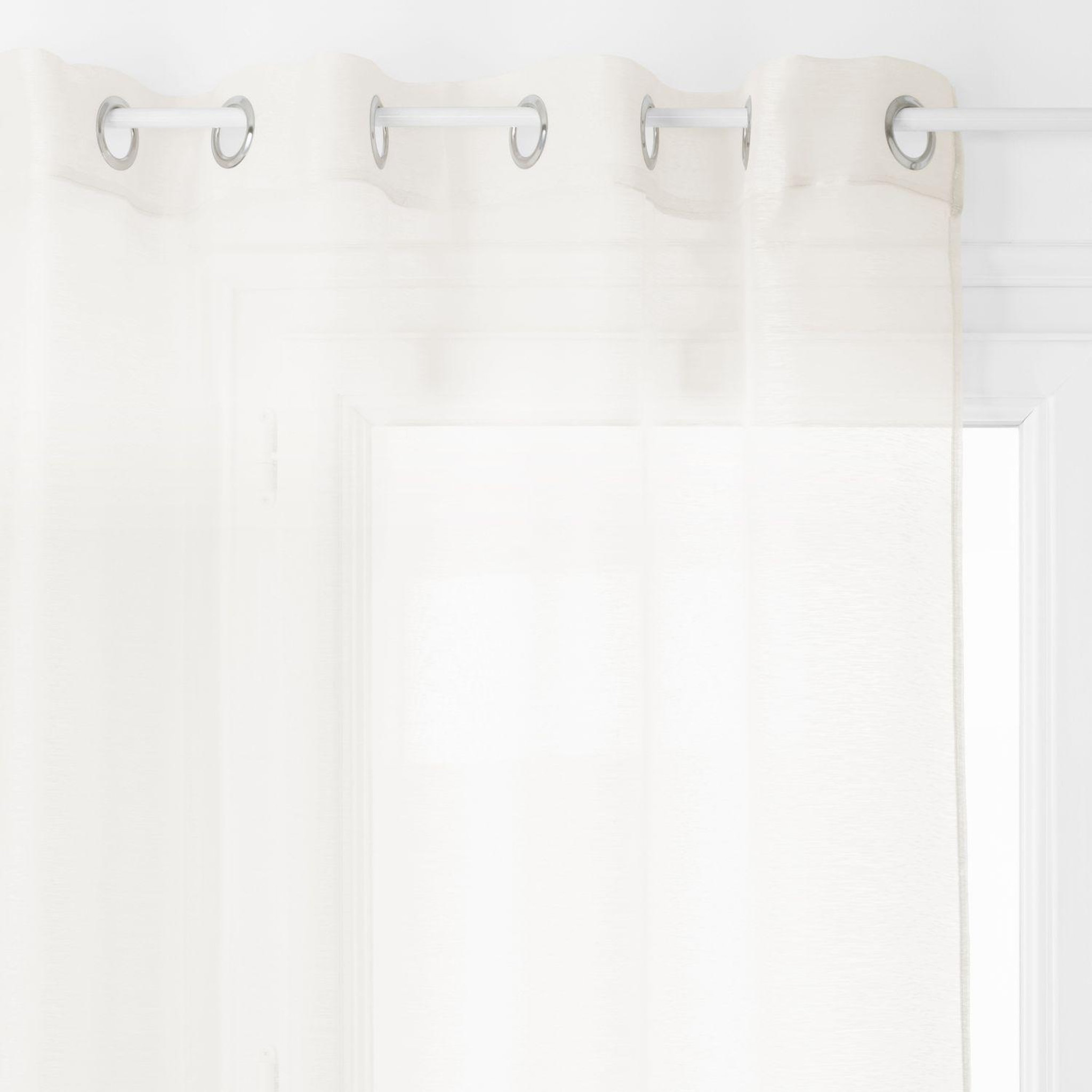 ATMOSPHERA Voilage Moly. Coloris disponibles : Jaune, Rouge, Bleu