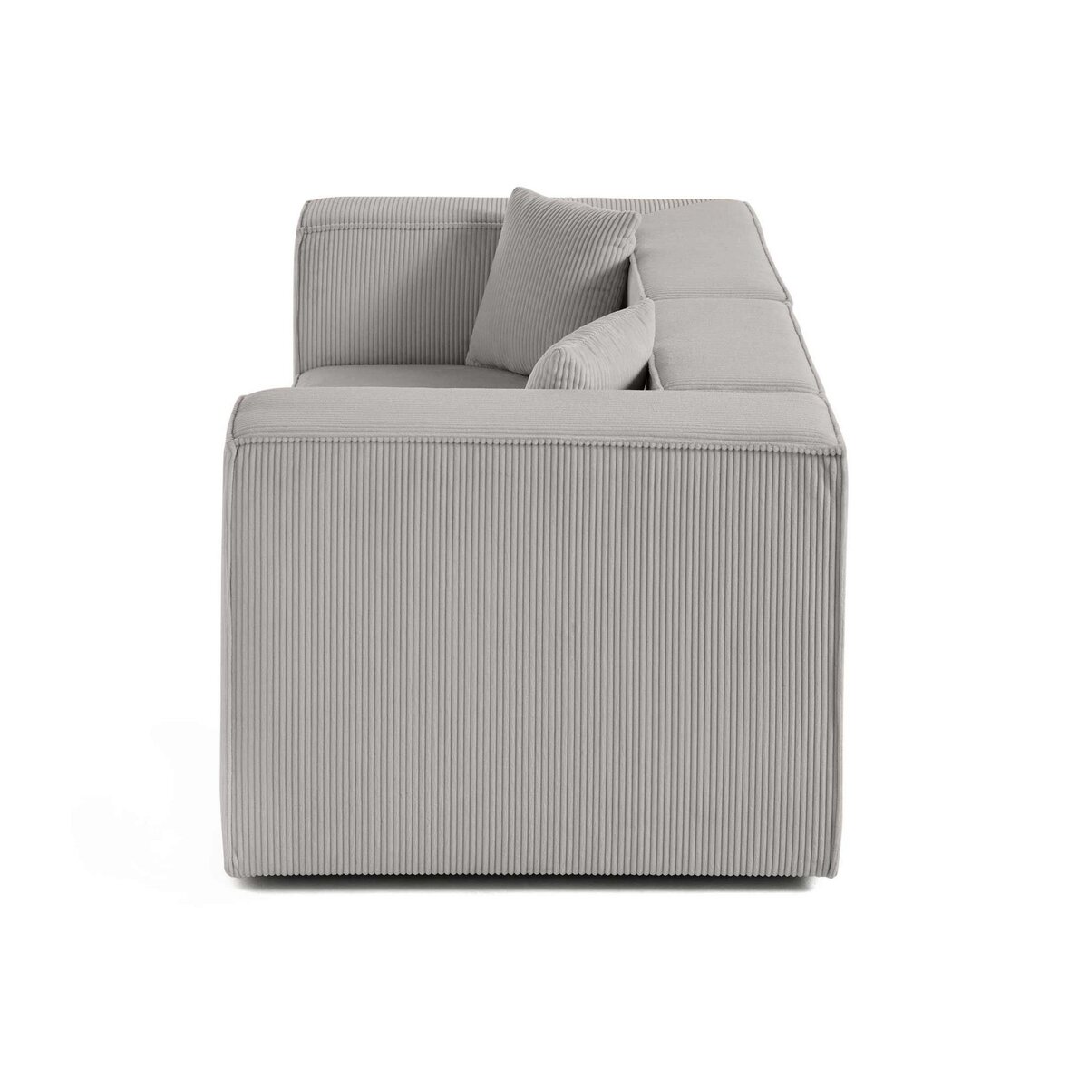 LISA DESIGN Arty - canapé modulable 2 places - en velours côtelé