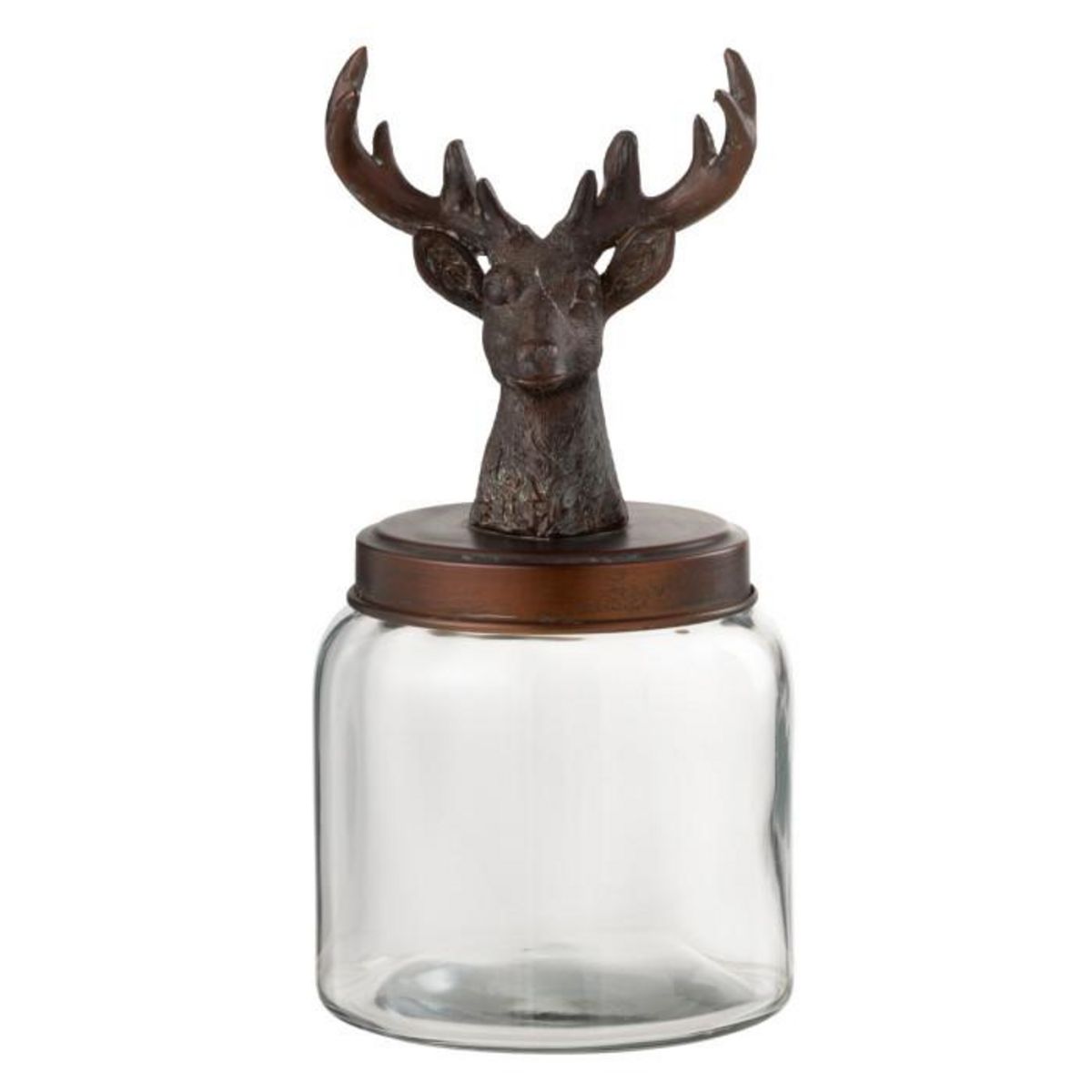 Paris Prix Bocal en Verre  Cerf  32cm Transparent