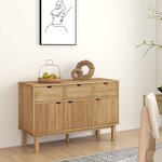 VIDAXL Buffet OTTA 114x43x73,5 cm Bois massif de pin