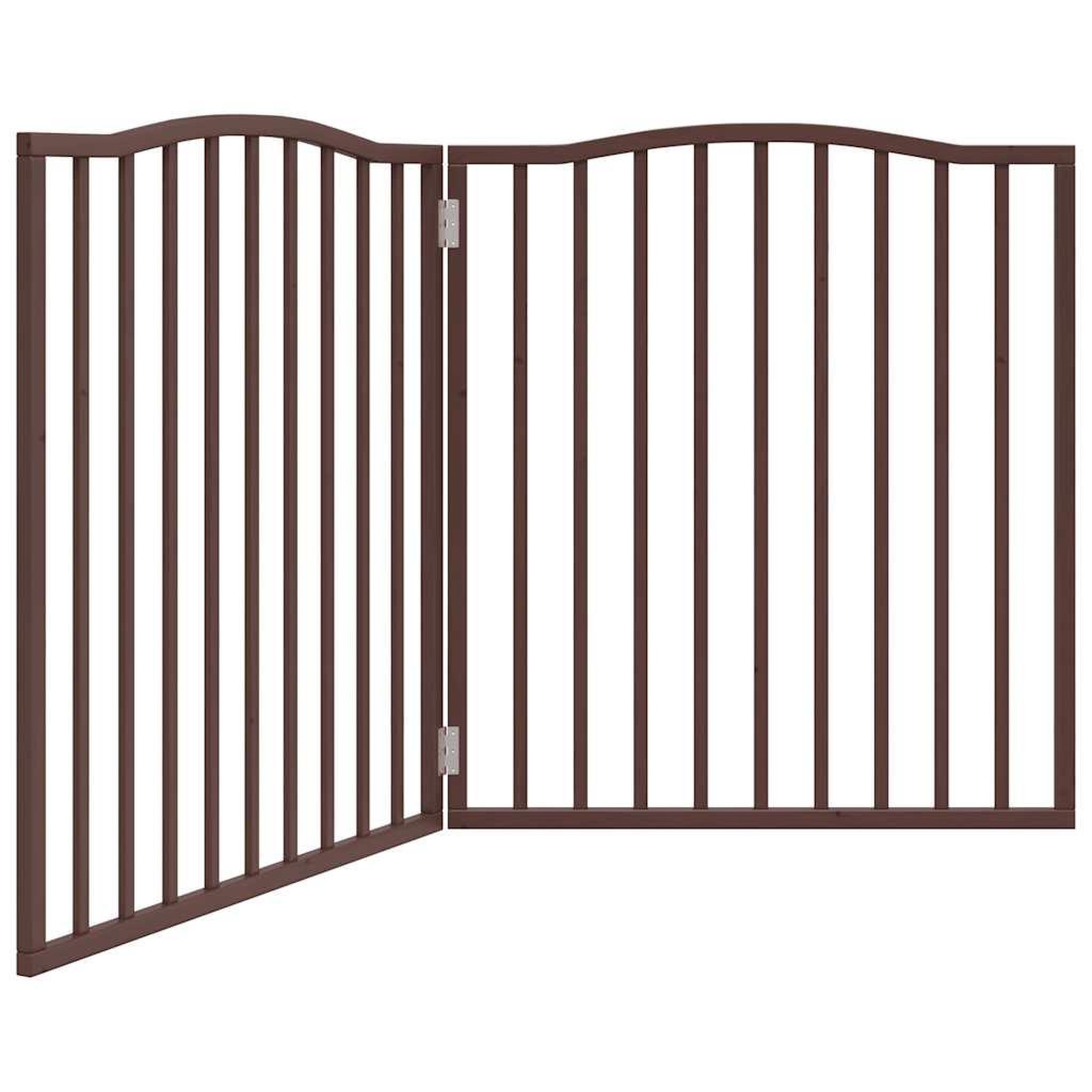 Voir la diapositive 2 : VIDAXL Barriere pour chien pliable 2 panneaux 160 cm bois de peuplier