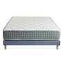 Voir la diapositive 5 : IDLITERIE Ensemble matelas Ressort 7 zones HYGGE + Sommier + couette + oreillers Fabriqué en France