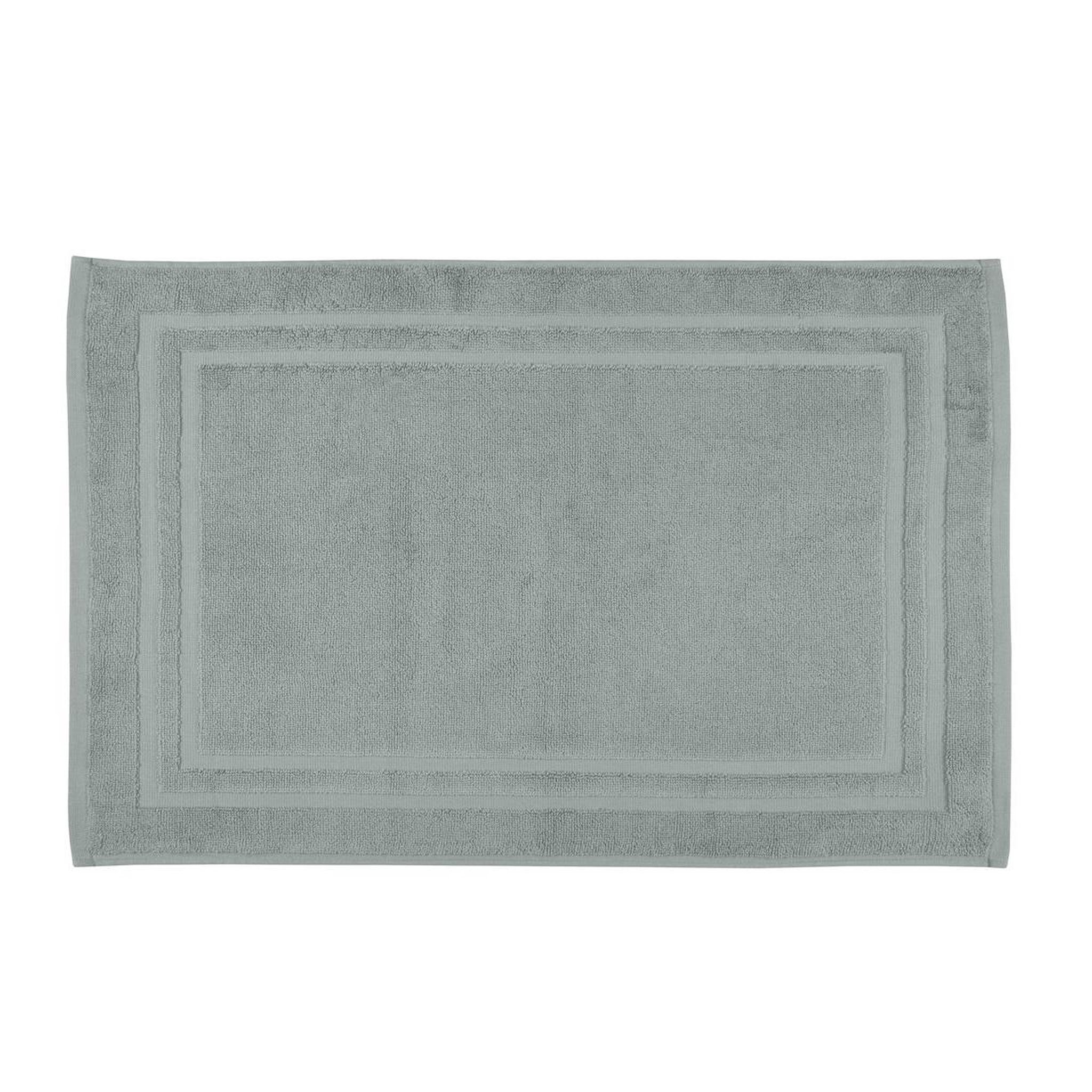 Voir la diapositive 1 : Eden Tapis de bain en coton lilas design et moderne