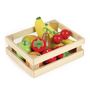Voir la diapositive 1 : BIGJIGS Bigjigs - Wooden Fruit in a Crate T0131