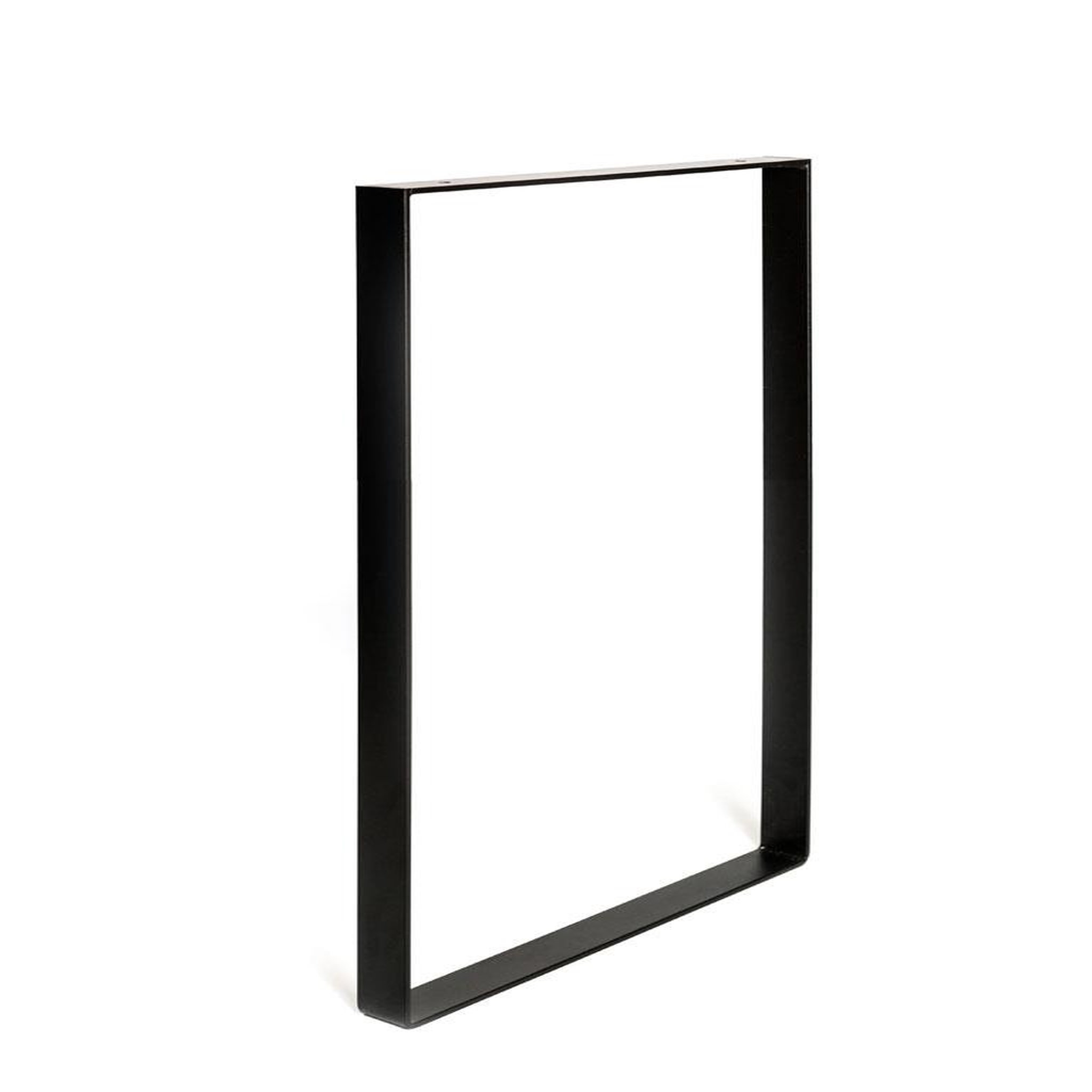 CENTRALE BRICO Pied pour meubles, tables et bars rectangle REI à visser acier mat noir