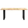 Voir la diapositive 2 : VIDAXL Table de salle a manger 180x90x76 cm bois de manguier massif