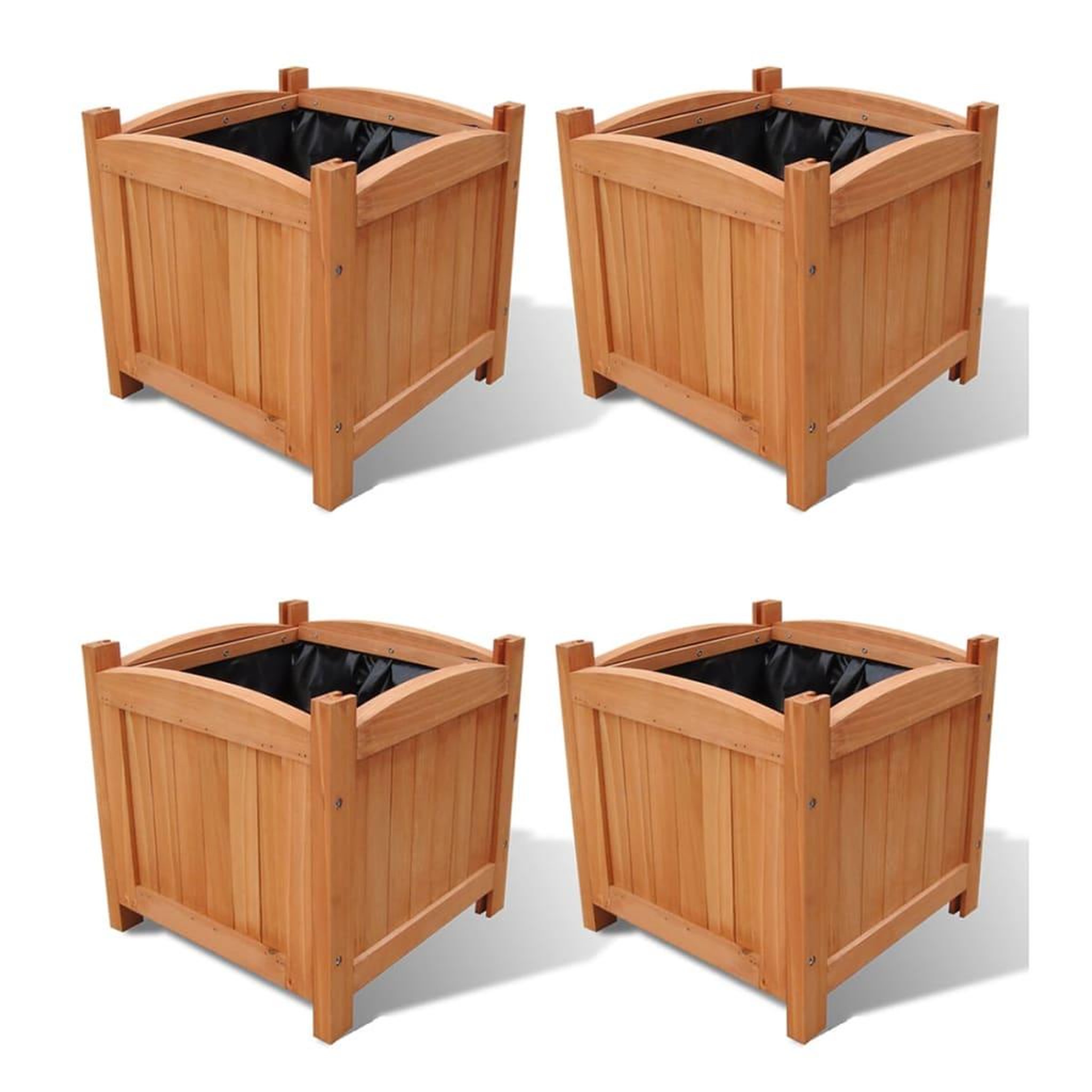 VIDAXL Lits sureleves 4 pcs 30 x 30 x 30 cm