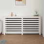 Voir la diapositive 3 : VIDAXL Cache-radiateur Blanc 169x19x84 cm Bois massif de pin