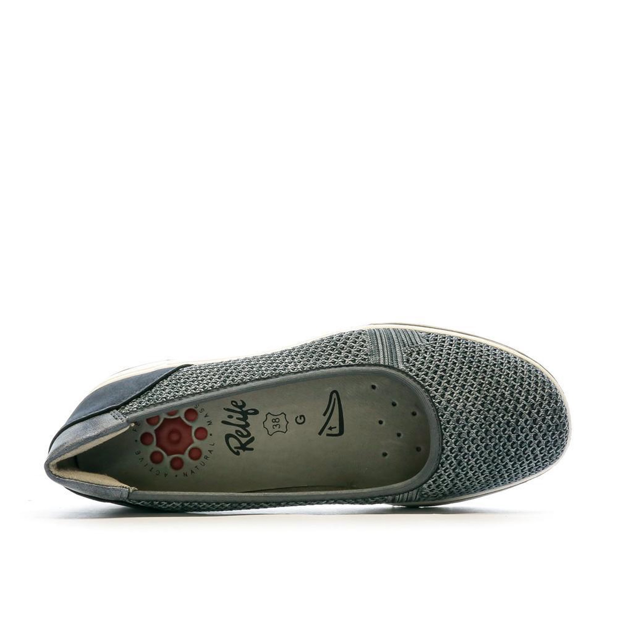 Voir la diapositive 4 : RELIFE Ballerines Bleu Femme RELIFE Horasie