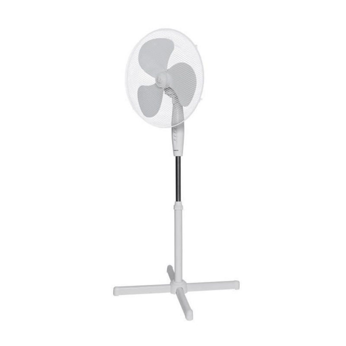 OCEANIC Ventilateur sur pied OCEANIC - 45W - Diametre 40 cm - Hauteur reglable - Oscillation - Blanc