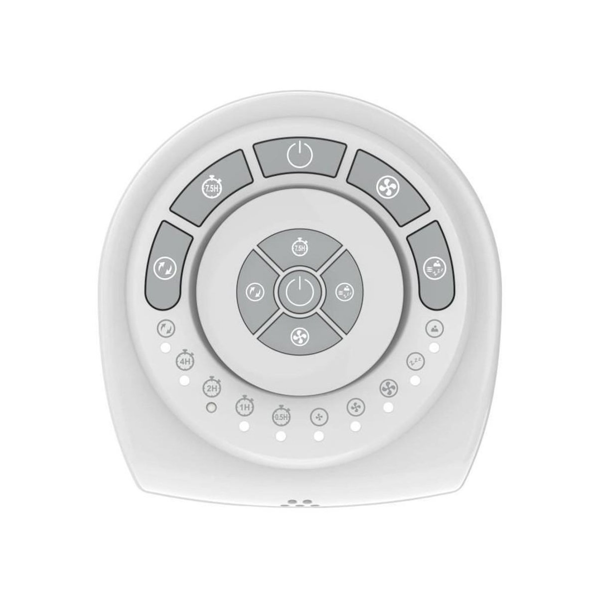 Medion Ventilateur colonne - MEDION - 45 W - Hauteur 79 cm - Oscillation 60° - Télécommande - Blanc