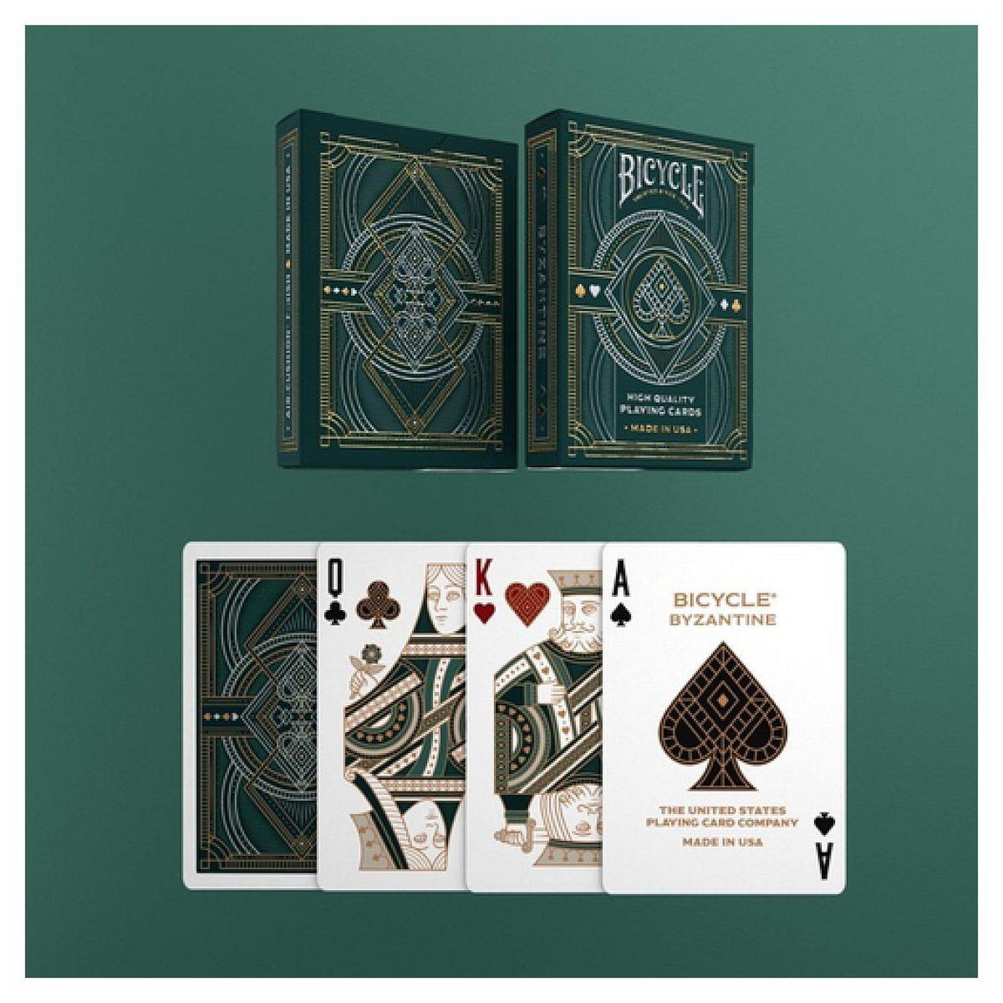 Voir la diapositive 5 : Cartamundi Bicycle - paquet de 54 cartes edition byzantine