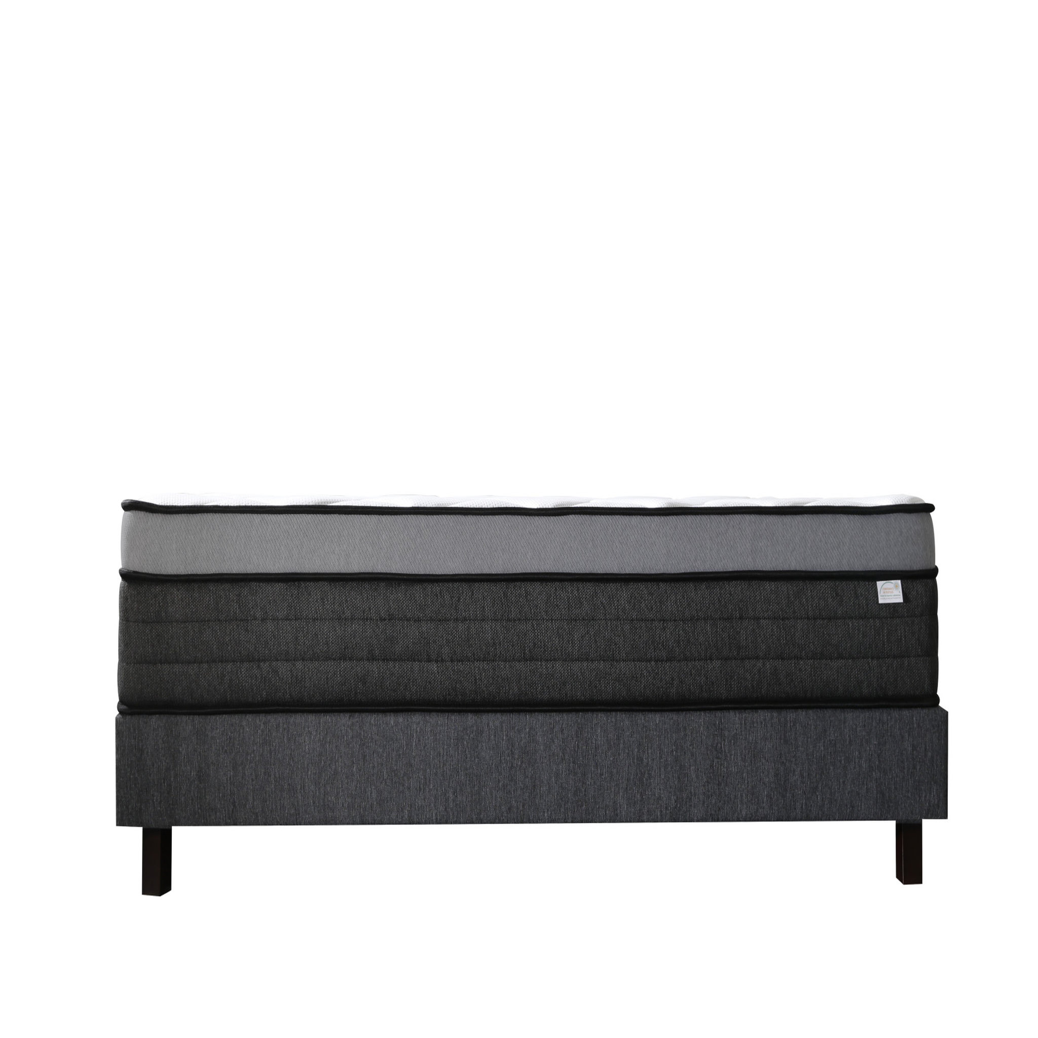Voir la diapositive 3 : MemoryPur Ensemble matelas ressorts ensachés + sommier kit 160X200 cm PERFECTION
