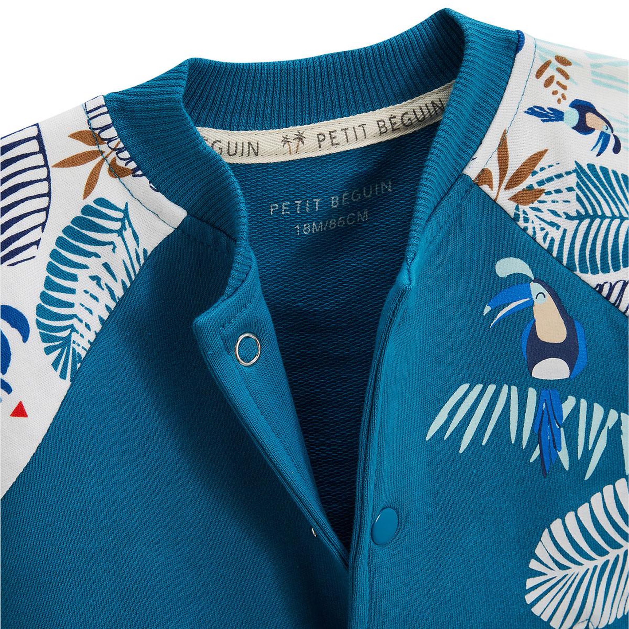 Voir la diapositive 3 : Petit Béguin Veste teddy enfant Santorini