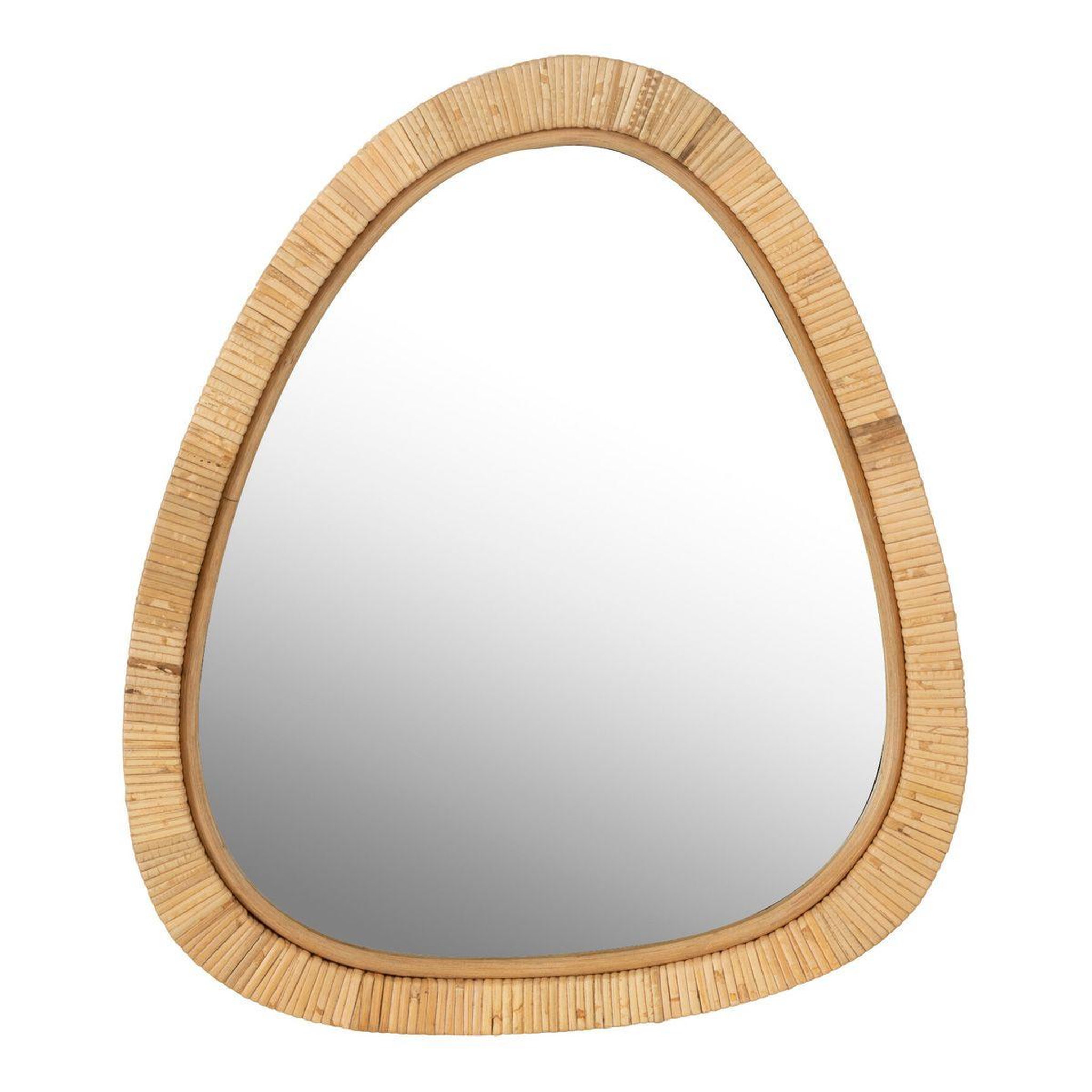 J-LINE Miroir Mural Design  Dusty  46cm Naturel